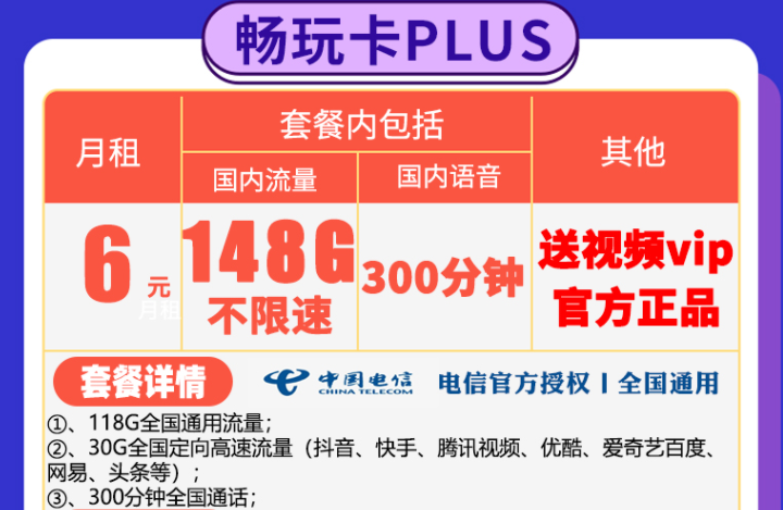 電信流量卡免費薅羊毛啦！不要錢免費用的手機上網卡不限速全國通用