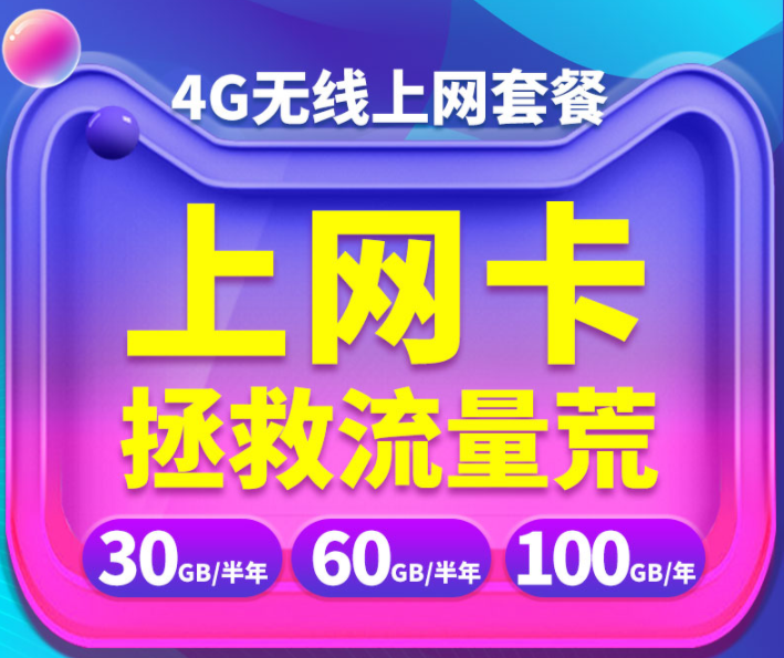 帶你了解什么是包年卡 4G無線流量卡全國通用流量上網半年卡一年卡