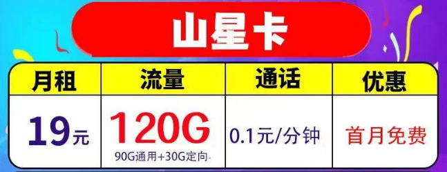 過年走親訪友必備電信流量卡套餐推薦 19元120G全國流量不限速的手機卡