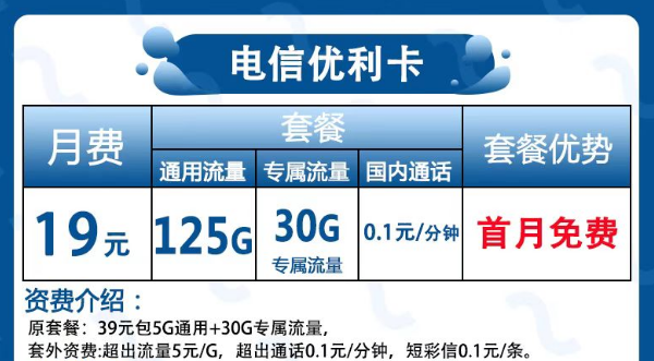 超級(jí)好用的電信流量卡套餐|電信優(yōu)利卡、電信桃心卡|均19元100G及以上通用流量|首免