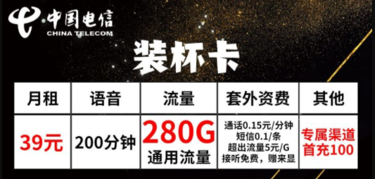 有合約期的流量卡就不好用？河北專用電信裝杯卡39元20G通用+260G省內+可選號