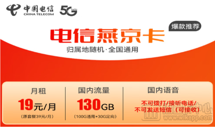 電信流量卡買哪個好？電信燕京卡+電信云冬卡！免費申請！