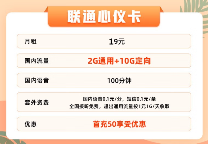 好用的聯(lián)通流量卡|低月租、資費(fèi)低、性?xún)r(jià)比高！